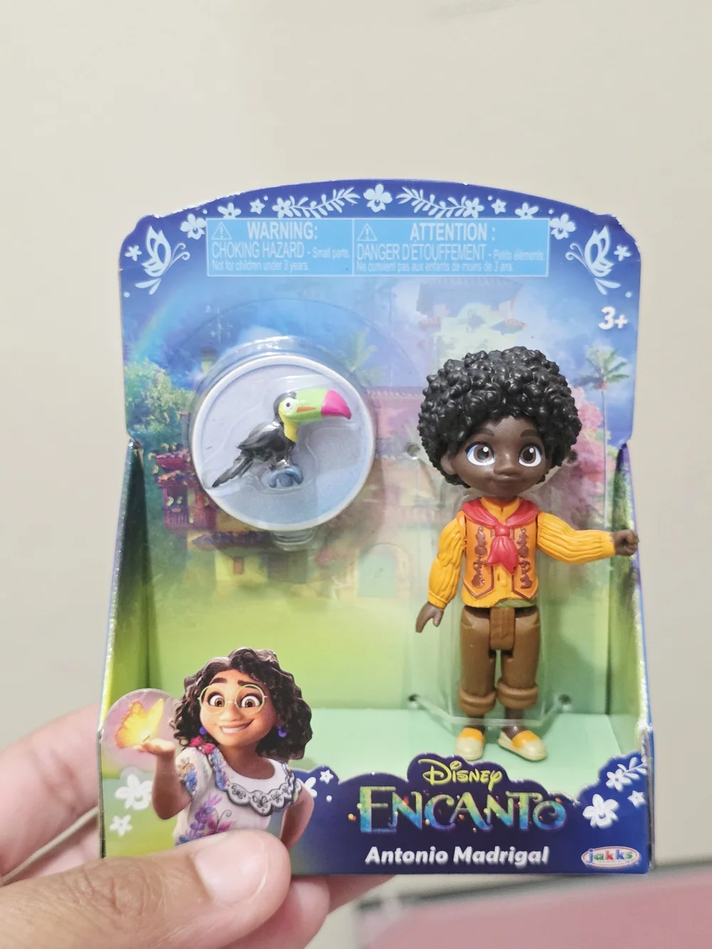 Brand New Small Disney's Encanto Antonio Madrigal Toy with parrot
